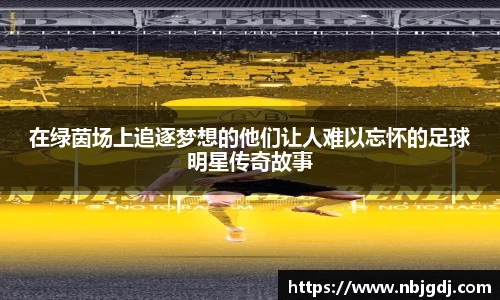 在绿茵场上追逐梦想的他们让人难以忘怀的足球明星传奇故事